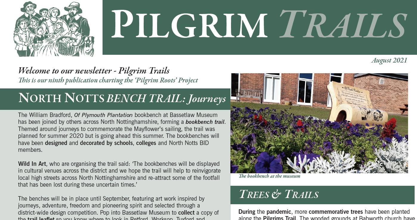 Pilgrim Trails newsletter Summer 2021 Pilgrim Roots